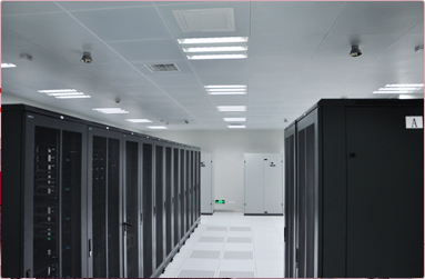 存儲大型機以及刀片服務器，冷通道提高制冷效率，節(jié)約電能
